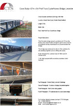 Case study: Pratt truss cycle / access bridge, Leicester