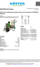 Koster PUR Gel Pump