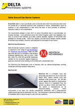 Delta ground gas barrier systems