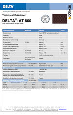 Delta AT 800 technical datasheet