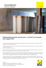Waterproofing products: supply chains