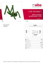 Grilli grasshopper play unit data sheet
