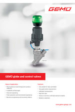 GEMÜ globe and control valves