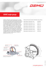 GEMÜ angle gauge