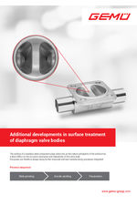 Additional developments in surface treatment of diaphragm valve bodies