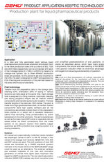 Production plant for liquid pharmaceutical products