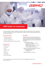 GEMÜ single-use components