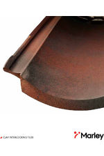Clay interlocking tile roof systems