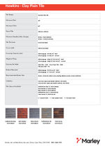 Hawkins clay plain tiles
