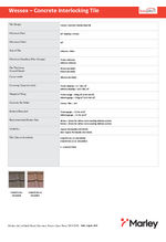 Wessex datasheet