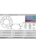 Centerline CL011 tree seat - tech drawing