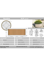 Shoreline SLPL planter - tech drawing