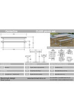 Centerline CL025 picnic set - tech drawing
