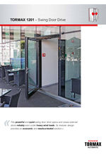TORMAX 1201 Swing door operator data sheet