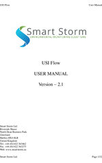 USI open channel flow meter user manual