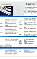 BX15 bellcast bead technical data sheet
