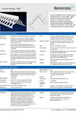 CB8 corner bead technical data sheet
