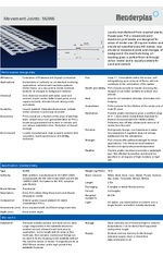 MJW6 movement joint technical data sheet