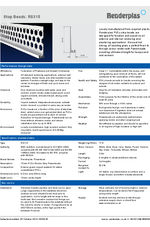 RSX15 render stop Powerbead technical data sheet