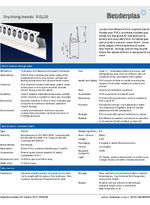 SGL20 shadow gap 'L' profile technical data sheet