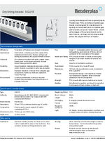 SGU15 shadow gap 'U' profile technical data sheet