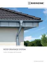 Roof drainage systems: gutters, downpipes and accessories