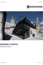 Case study - Titanium zinc cladding enhances castle entrance pavilion, Estonia