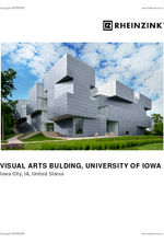 Case study - Zinc Angled Standing Seam clads geometric building, Iowa