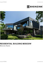 Case study - Zinc cladding system for modern home - Moscow
