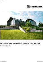 Case study - Zinc facade and roof cladding for new barn-style home