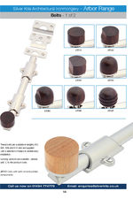 Arbor range door bolts