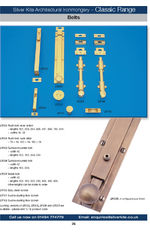 Classic range door bolts