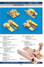 Classic range sash window fittings