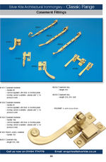 Classic range casement fittings