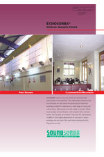 ECHOSORBA® stick-on acoustic panels