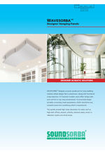 WAVESORBA™ suspended acoustic panels