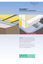 ISOSORBA™ noise reduction ceiling systems