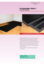 FLOORSORBA TRIPLE™ acoustic flooring system