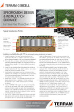TERRAM GEOCELL for tree root protection