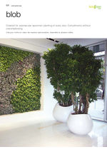 Blob organic-shaped tree planters