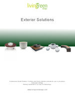 Livingreen exterior fibreglass planter solutions