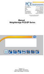 PCE-EP 1500 weightbridge user manual