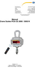 PCE-CS 3000N crane scale manual