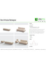 Articulus Rectangular bench