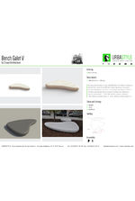 Galet V bench
