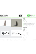Roma High bollard