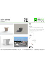 Paperboat bollard
