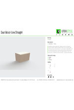 Wood-line seat, straight