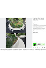 Bespoke concrete tables & benches - La Défense, Paris