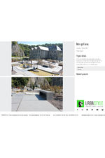 Architectural precast concrete – mini golf, Durbuy(B)